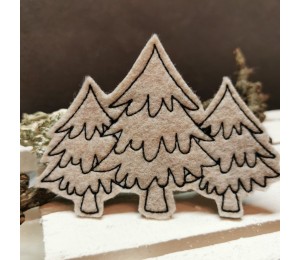 Stickserie ITH - Tannenwald - Stecker & Deko